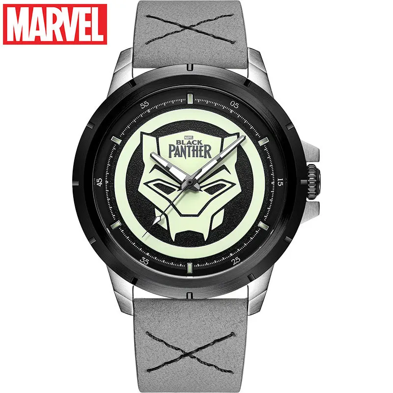 Роскошные мужские часы Marvel Лидирующий бренд мужские спортивные часы мужские кожаные кварцевые наручные часы 50 м водонепроницаемые мужские часы
