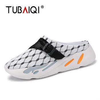 

2020 New Summer Sandals Men Slippers Crocse Mens Slates Outdoor Breathable Comfortable Beach Shoes Male Sandalias Hombre 3 Color