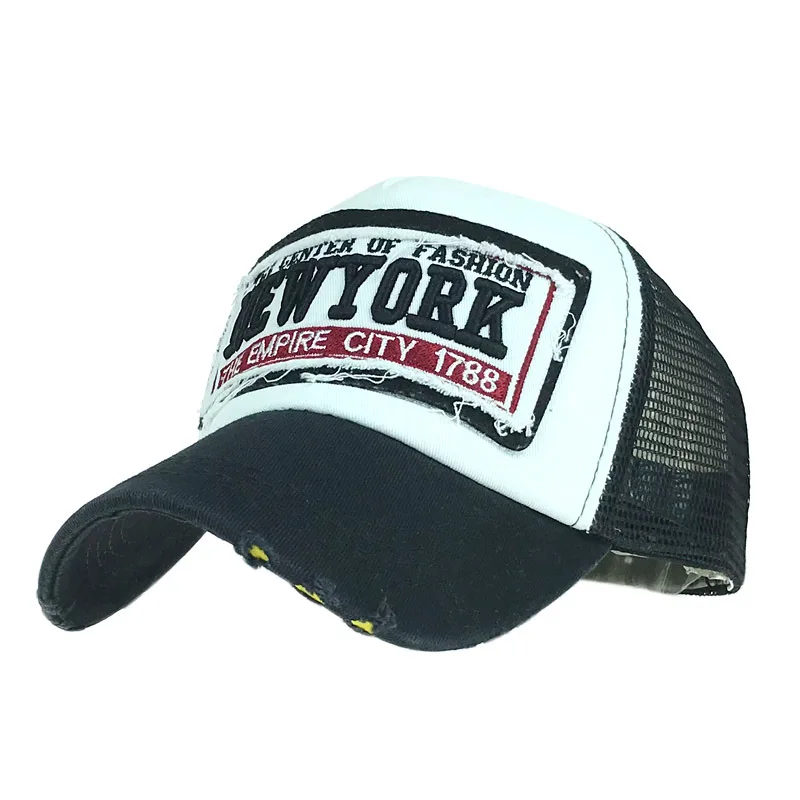 High Quality Letter NEW YORK Embroidery Cotton Baseball Cap For Men Women Gorras Snapback Outdoor Sport Sun Hat | Аксессуары для