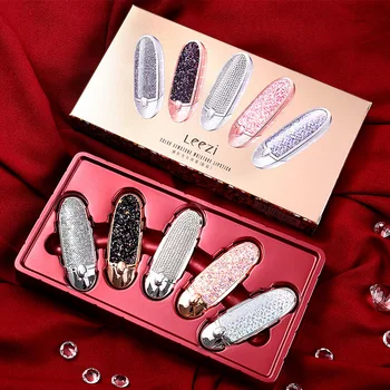 

5pcs/set Red Velvet lipstick Matte Waterproof Gorgeous lipstick set Sexy diamond Pigments Gloss Lipstick Long Last Cosmetics set