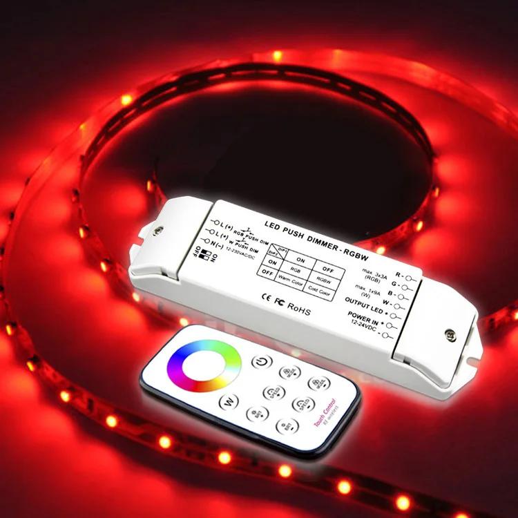 AAAE топ-Led RGB Rgbw линейка контроллер Dc12V 3Ax3Ch 9Ax1Ch Выход Многофункциональный светодиодный 4096 уровень света, Rgbw светодиодный контроллер Bc-42