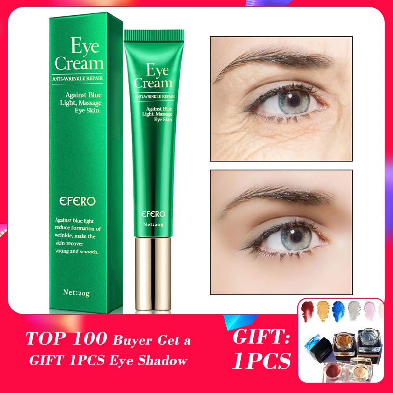 

EFERO Eye Cream Anti Wrinkle Repair Skin Anti-Puffiness Dark Circle Moisturizing Eye Care Creams Firming Remove Fine Lines