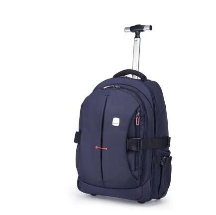 Mochila de viaje con ruedas para hombre y mujer, bolsa de viaje de  negocios, con ruedas, Oxford - AliExpress