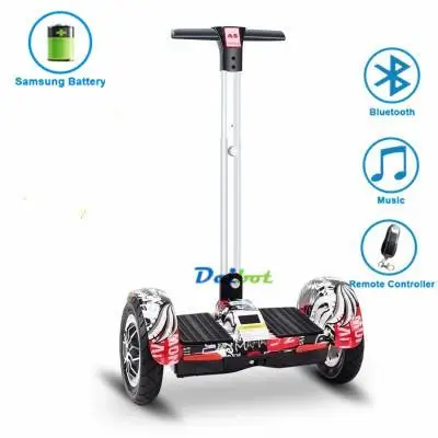 10 Inch Balance Scooter Hoverboard A8 Two Wheels 350W*2 Kids Adults Electric Scooter - Цвет: newspaper