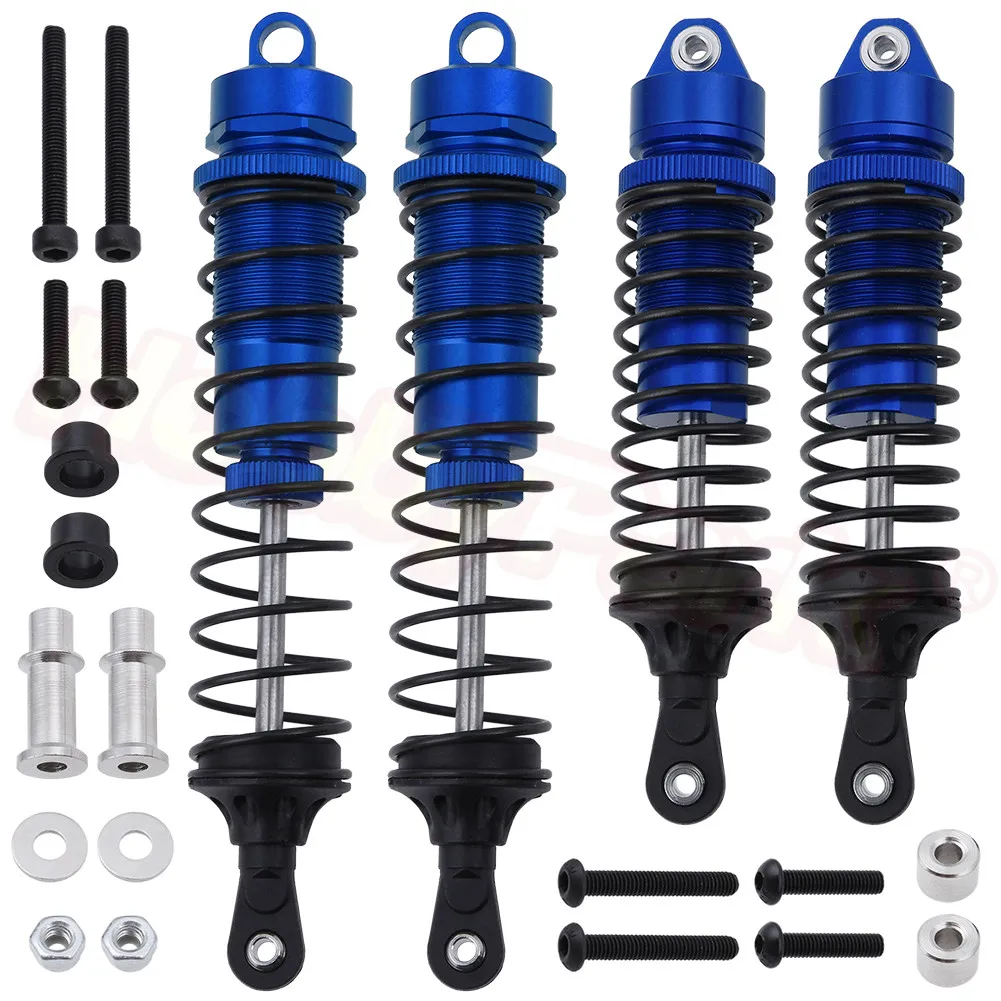 4 шт. Алюминиевые амортизаторы в сборе для VRX Racing RH1043 RH1045 RH1043SC OCTANE XL EBL EBD RC 1/10 трофейный грузовик - Цвет: Navy Blue 7385