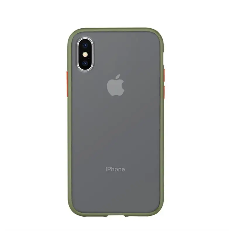 Красочное прозрачное матовое стекло с эффектом антиотпечатки чехол для iPhone 11 Pro Max X XS XR XS Max 8 7 6 6S Plus защитная задняя крышка