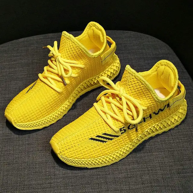 black and yellow womens sneakers