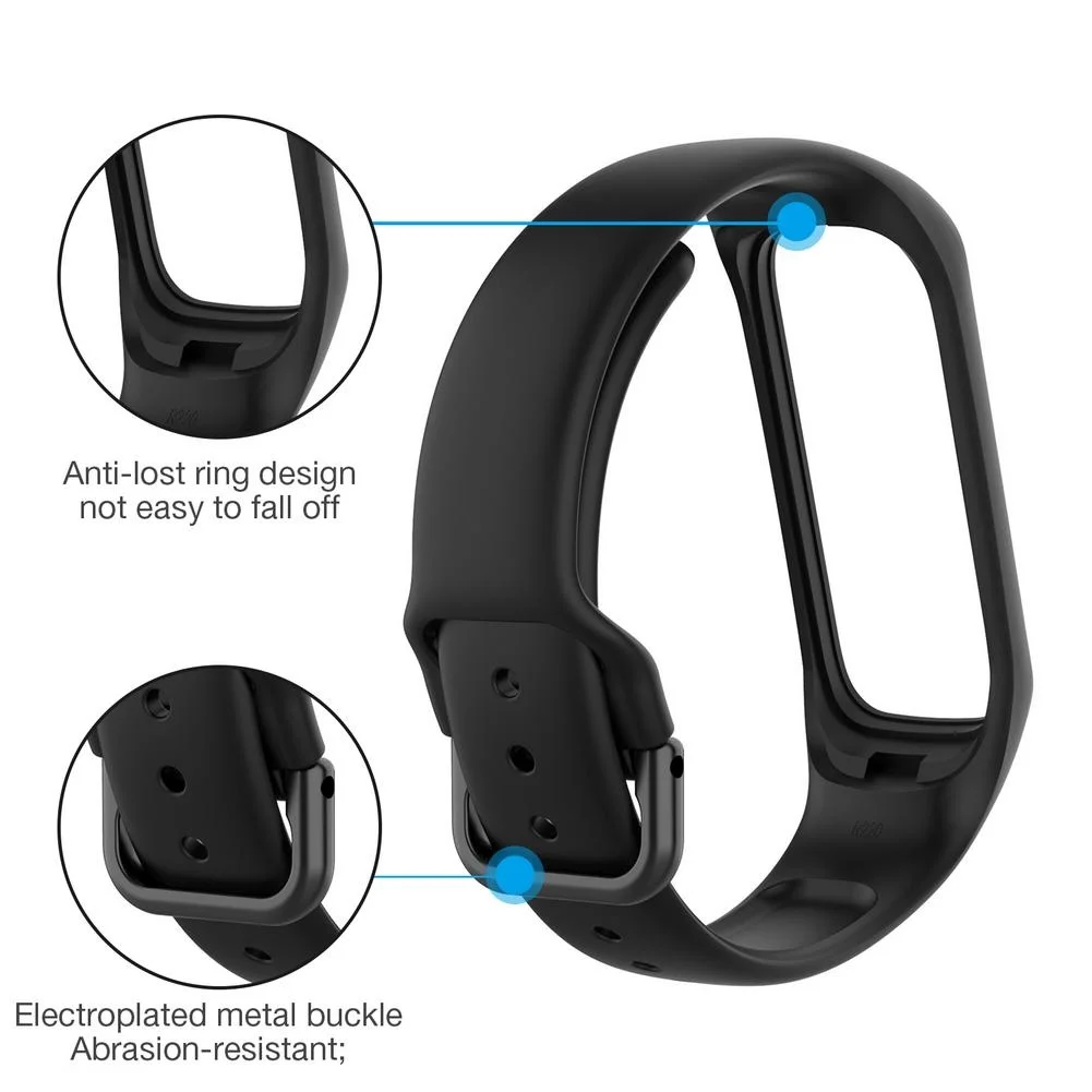 Silicone Wrist Strap For Samsung Galaxy Fit 2 R220 Smart Bracelet Band Replacement