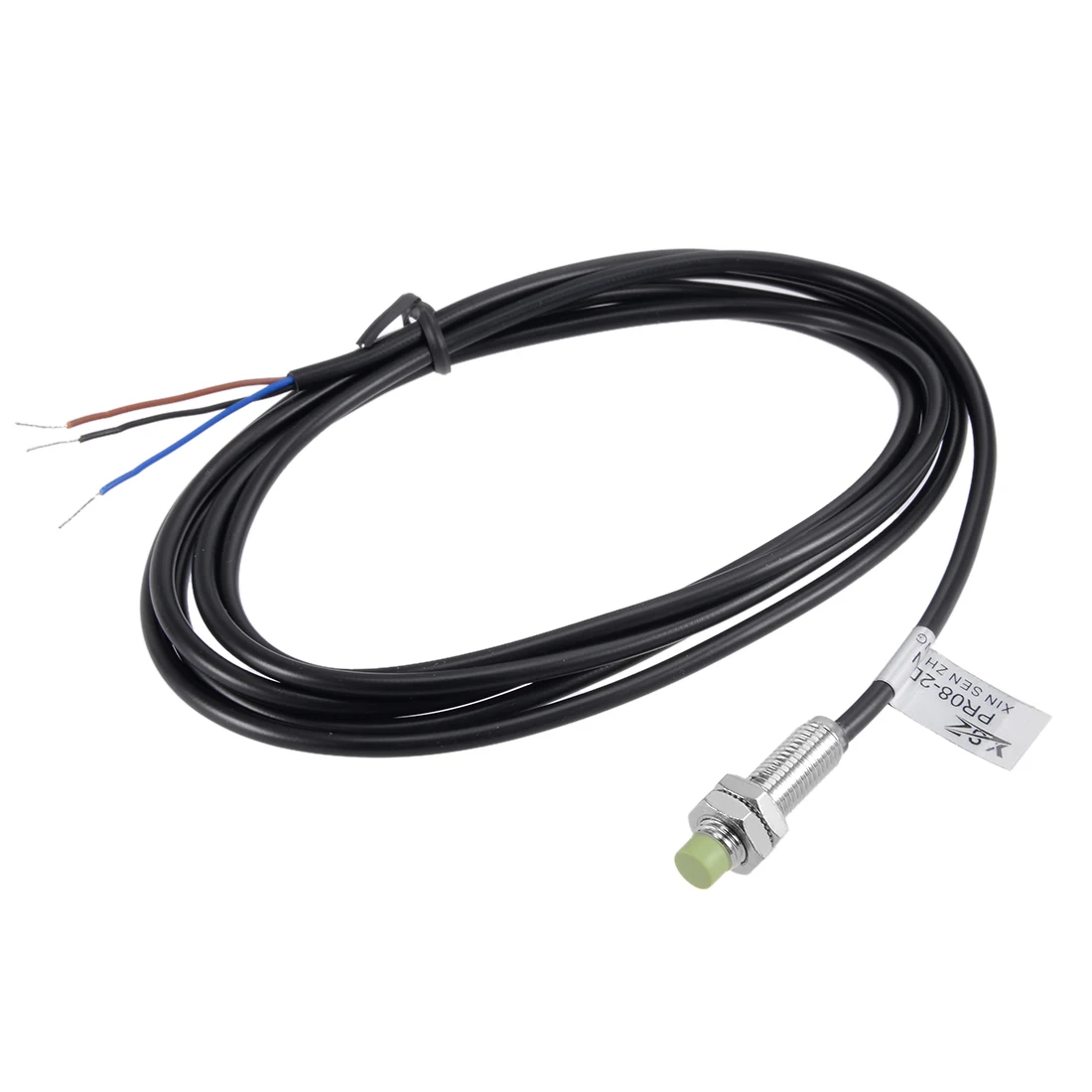 

uxcell 2mm Inductive Proximity Sensor Switch Detector NPN NO DC 12-24V 200mA 3-wire PR08-2-DN