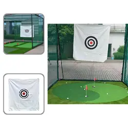 Useful Golf Target Clean Easily Canvas Golf Backstop Cloth Traget  Hanging Circle Backstop    Golf Cloth Traget