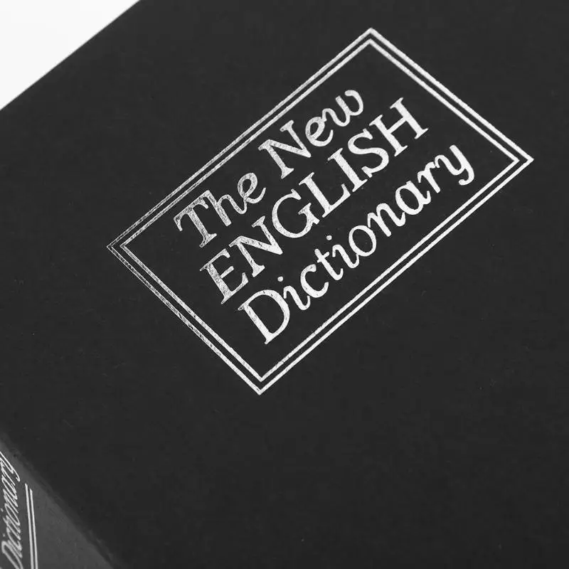 Креативная английская форма словаря копилка для экономии денег книга копилка с ключом ящик для хранения Экономия копилка
