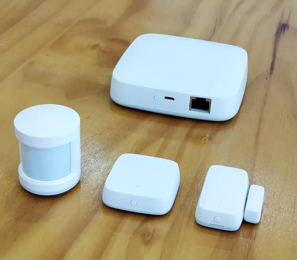 Tuya умный дом Zigbee шлюз концентратор настенный выключатель PIR/двери/датчик температуры и влажности, комплекты охранной сигнализации работает Alexa, Google - Цвет: zigbeefullkits