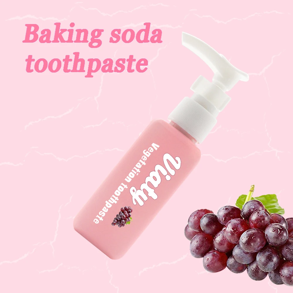 Teeth Cleaning Oral Care Baking Soda Fruit Flavor Toothpaste Vegetation Toothpaste