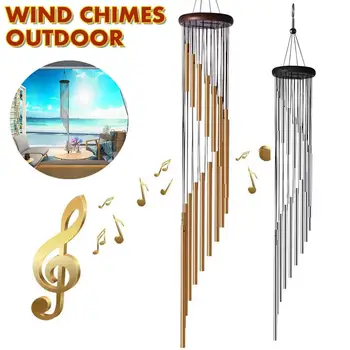 

Nordic classic Grace 18 Tubes Windchime Chapel Wind Bells Wind Chimes Door Hanging Ornament Wind Chimes Home Decor 35.5 inch