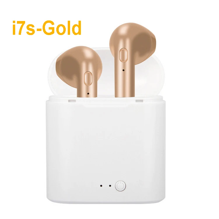 gold i7s Inpods 12 наушники i7s i9s i11 i12 Tws беспроводные Bluetooth наушники гарнитура Прямая поставка - Цвет: gold i7s