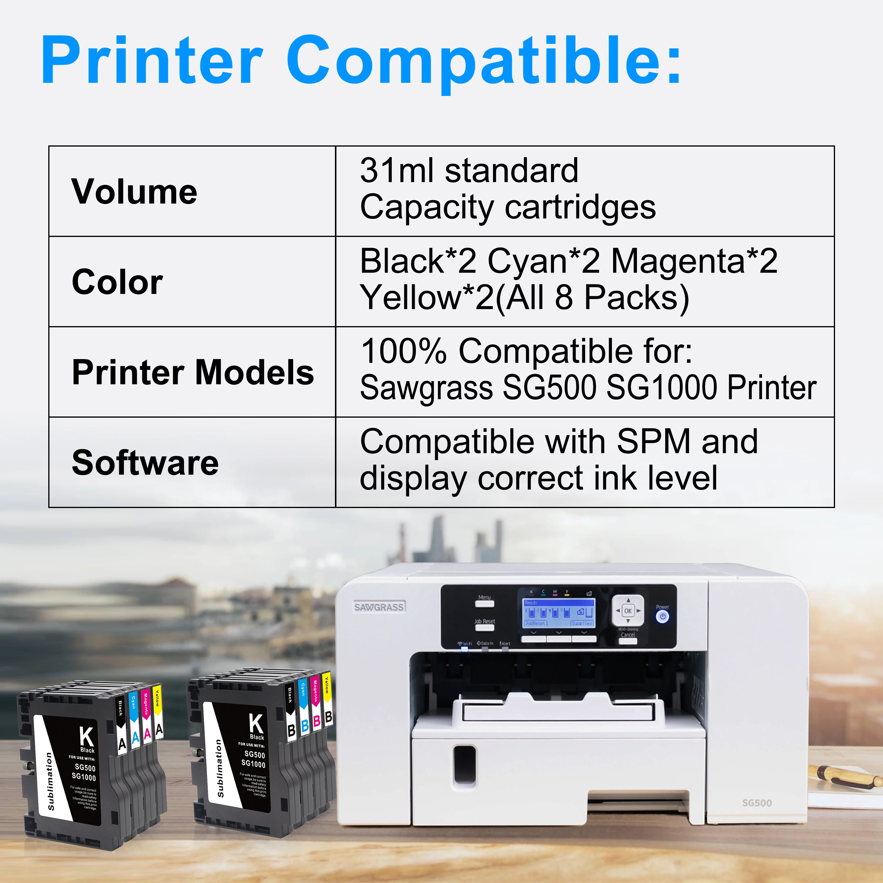 Aomya SG500 A+B Sublimation Ink 