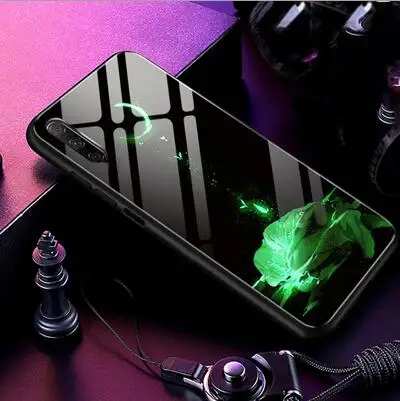 Коричневый Закаленное Стекло чехол для Huawei Honor 9 X 9x Мягкая силиконовая накладка на заднюю панель для Huawei Honor 9X9 x звездным узором защитный чехол для телефона - Цвет: Коричневый