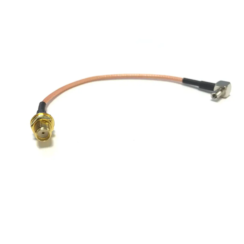 1 шт. Pigtail SMA типа Мама к TS9 Штекерный разъем для RG316 коаксиальный кабель адаптер 15