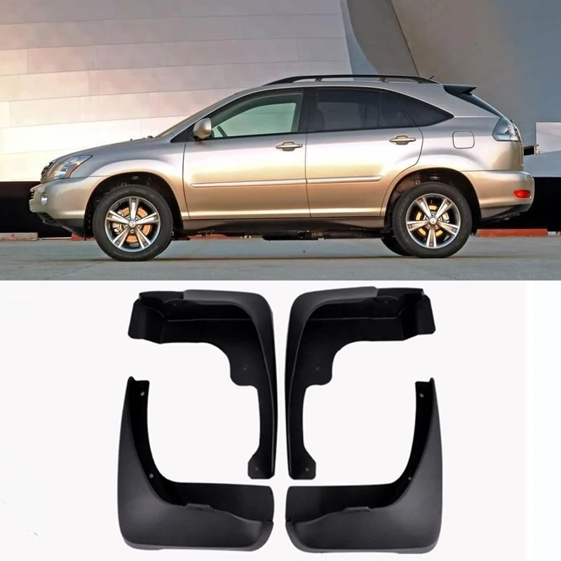 Для Lexus RX RX330 RX350 RX400h 2004-2009 брызговики брызговик крыло брызговиков 2005 2006 2007 2008 автомобиля брызговик s