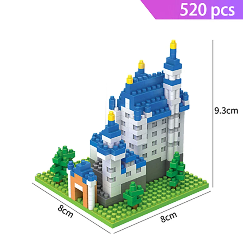 World Landmarks Micro Bricks Collection: Iconic Architecture Building Kits