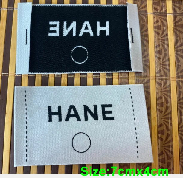 New white black 10pieces Clothing labels overcoat Coat tag jacket