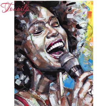 

5D diy diamond painting diamond embroidery full drill cross stitch crystal square 3d Whitney Houston diamond painting home decor