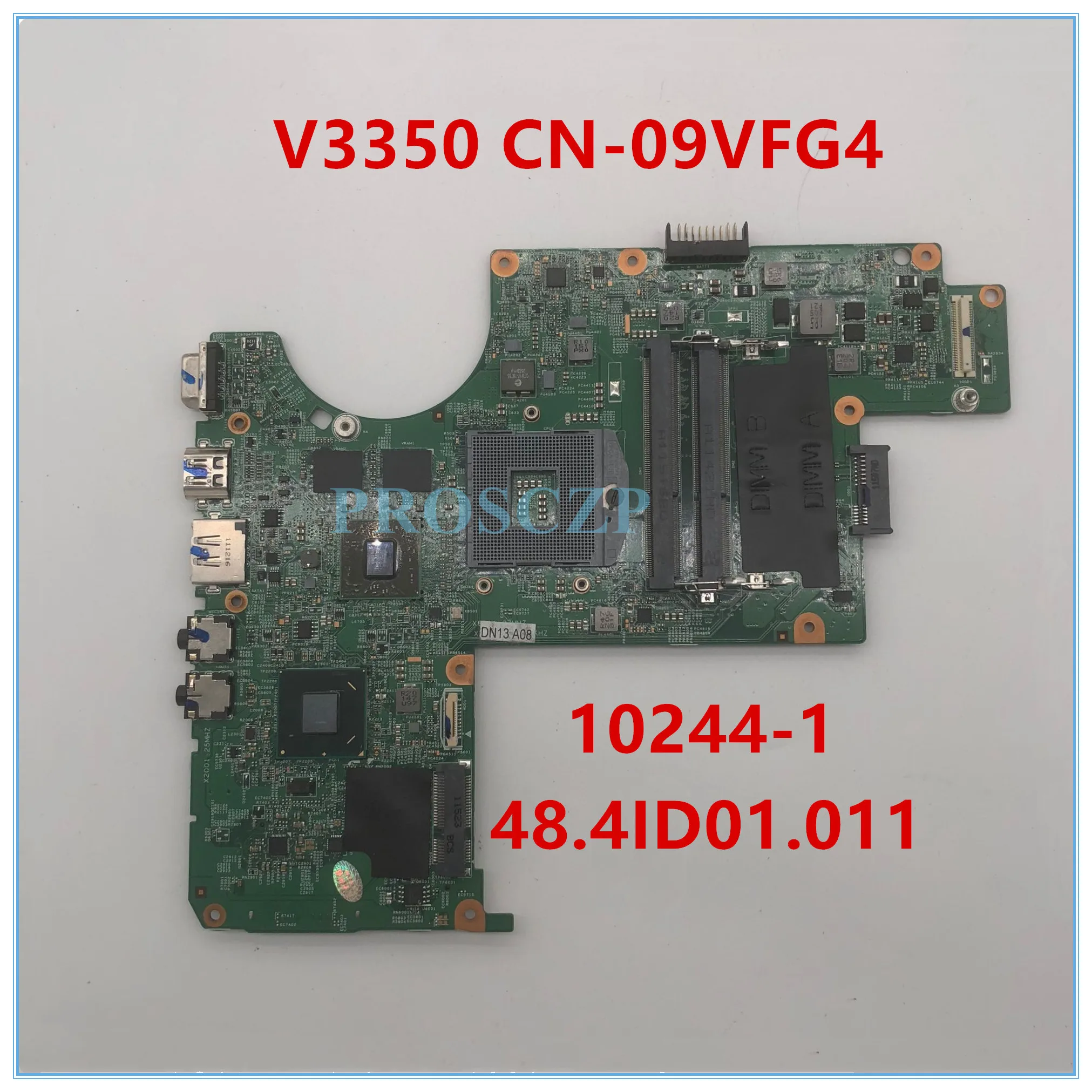 Бесплатная доставка для Vostro V3350 материнская плата ноутбука CN 09VFG4 9VFG4 HM67 48.4ID01.011 DDR3