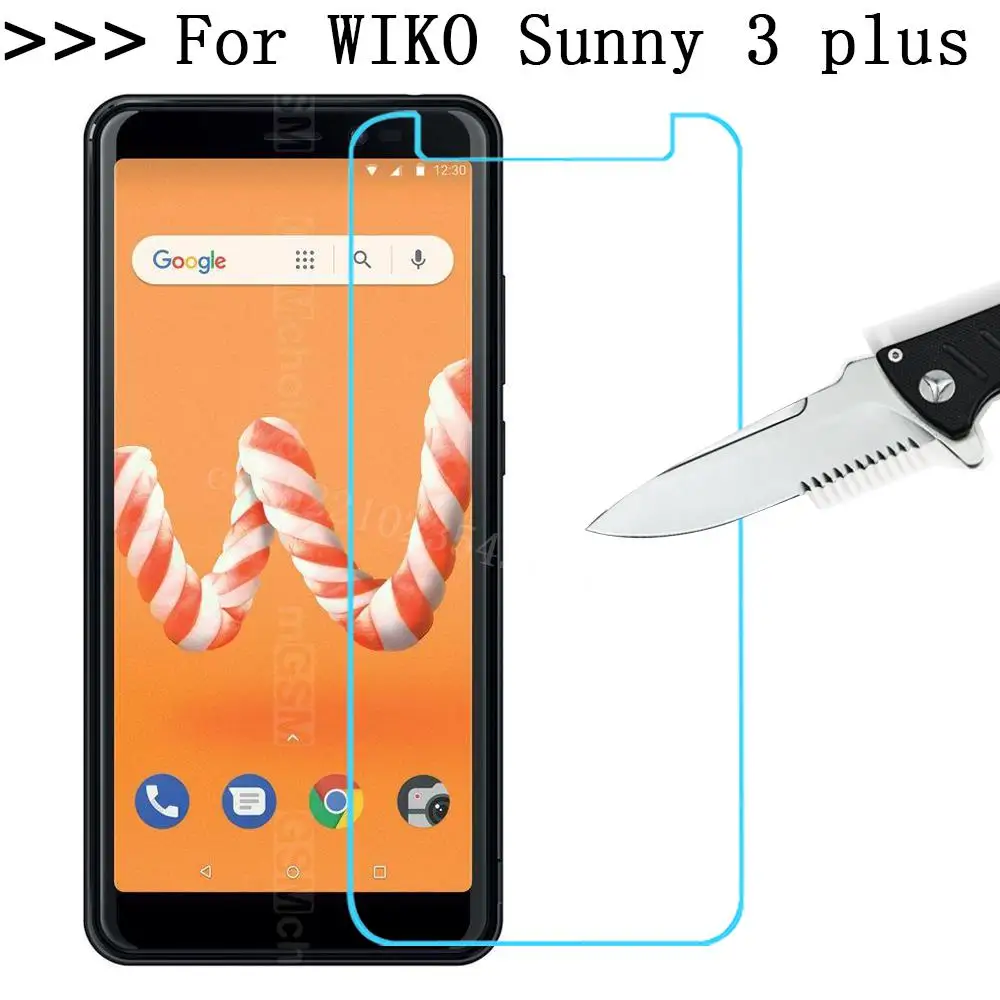 Для Wiko Sunny3 Plus 5,4" Защитная пленка из закаленного стекла премиум-класса для Wiko Sunny 3 Plus 3