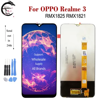 

6.22" LCD For OPPO Realme 3 LCD Display Screen Touch Panel Sensor Digitizer Assembly Realme3 RMX1825 RMX1821 Full Display New