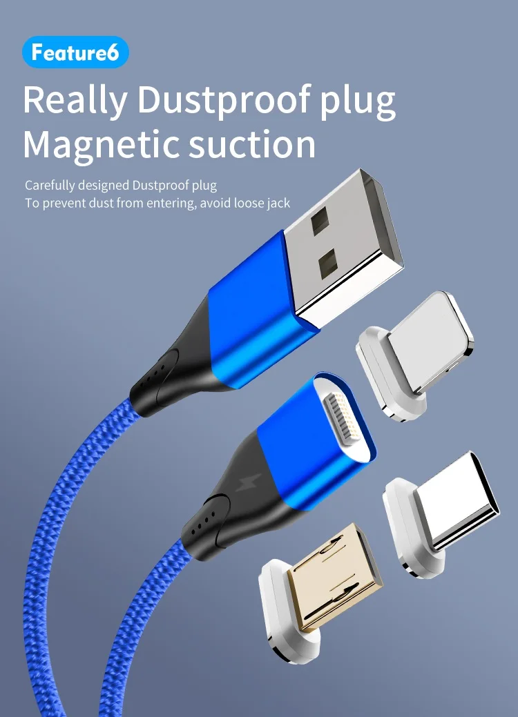 NOHON Магнитный кабель Micro usb type C Магнитный USB кабель передачи данных для быстрой зарядки для iPhone XS MAS X XR 8 7 6 6S магнит зарядное устройство для телефона