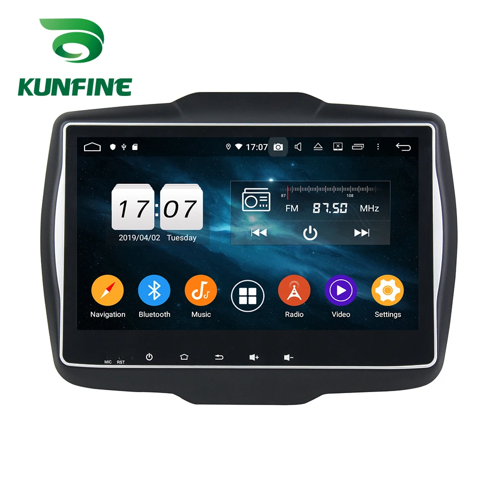Flash Deal Android 9.0 Octa Core 4GB RAM 64GB ROM Car DVD GPS Navigation Multimedia Player Car Stereo for Jeep Renegade 2016 2017 Radio 3