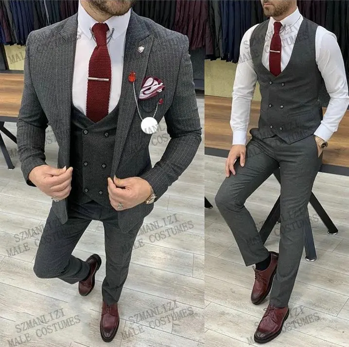 Tuxedo Groom Prom Suits Ternos|Suits 