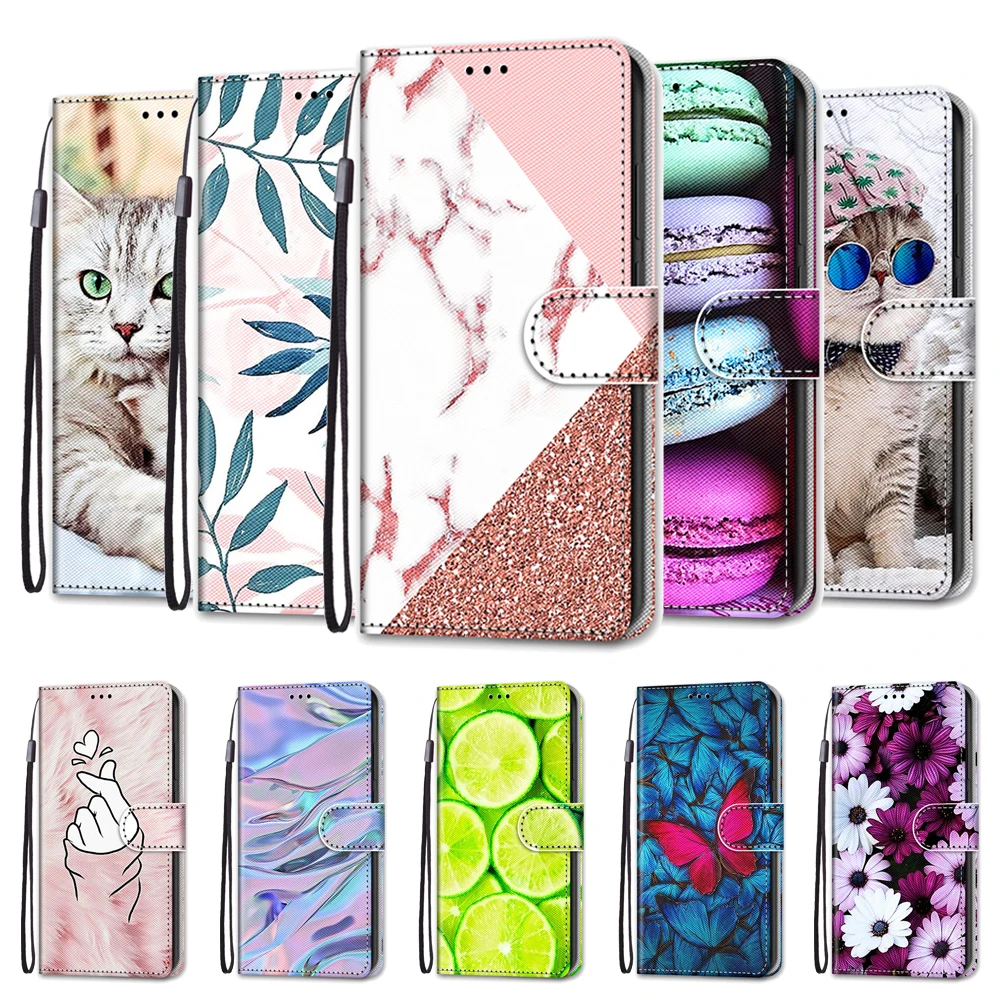 Чехол-книжка с бумажником для Huawei Mate 20 Lite P40 4G Enjoy 10S Nova 5T 6 SE 7i Y6 Prime 2019 Honor 20s 8A Pro