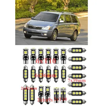 

Car Interior Led Light Kit For kia stinger telluride sedona sephia spectra error free t10 31mm 36mm 39mm 42mm