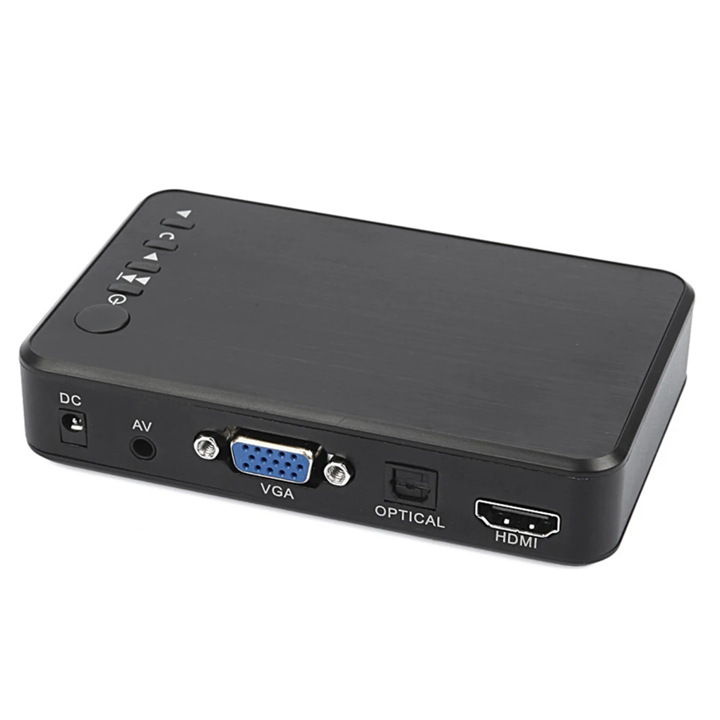 Mini Full HD Media Multimedia Player 1080P USB External SD SDHC MMC