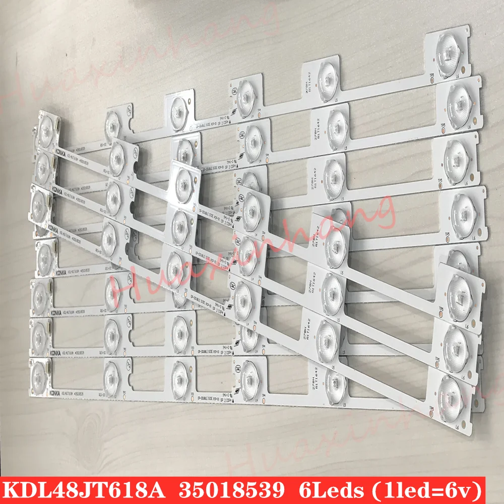 80pcs/lot new good quality LED backlight bar strip for KONKA KDL48JT618A/KDL48SS618U 35018539 6 LEDS(6V