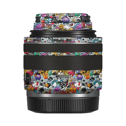 Decalcomania Della Pelle A Copertura Totale 3M Per Canon Rf 35Mm F1.8 Obiettivo Della Fotocamera Pellicola Antigraffio In Fibra Di Carbonio