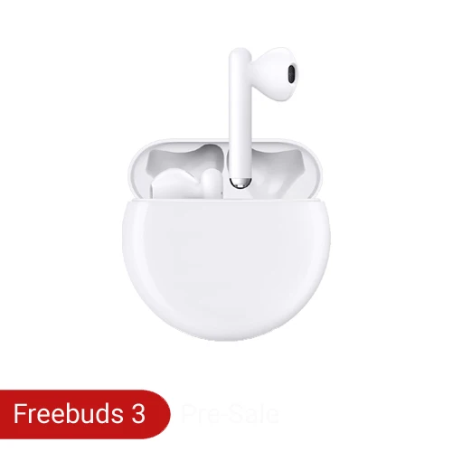 Беспроводная гарнитура huawei Freebuds 3 с глобальной версией, TWS, Bluetooth, наушники с активным шумоподавлением, Bluetooth 5,1, 20 часов работы - Цвет: White Color