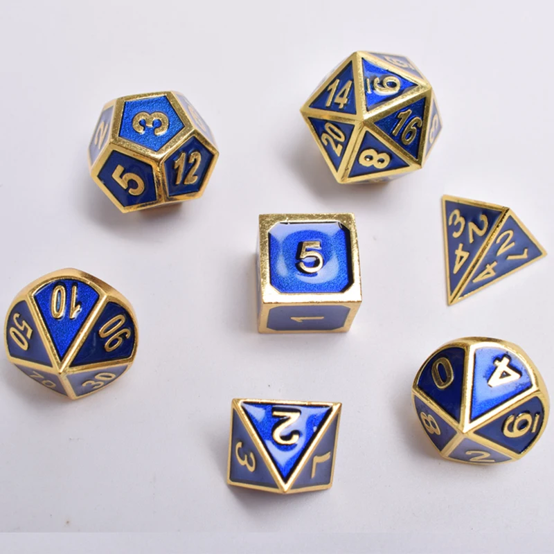 2019 игровые металлические кости DND factory для ролевых игр многофункциональный