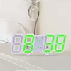 3D Large LED Digital Wall Clock Date Time Celsius Nightlight Display Table Desktop Clocks Alarm Clock From Living Room ► Photo 3/6