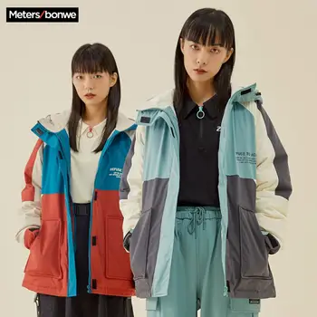 

Metersbonwe 2020 New Winter Woman Hooded Tooling down jacket White Duck Down Female warm Outdoor Snow protection Down Coat