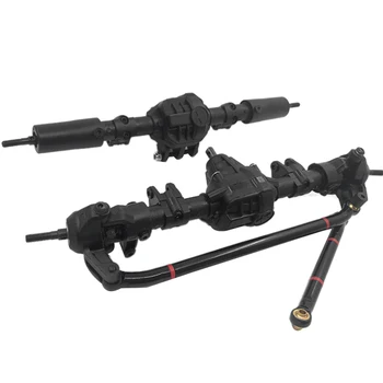 

1:10 RC Rock Crawler Axle,Axial SCX10 Ⅱ 90046 90047 AR44 Front Axle and Rear Axle(Black)