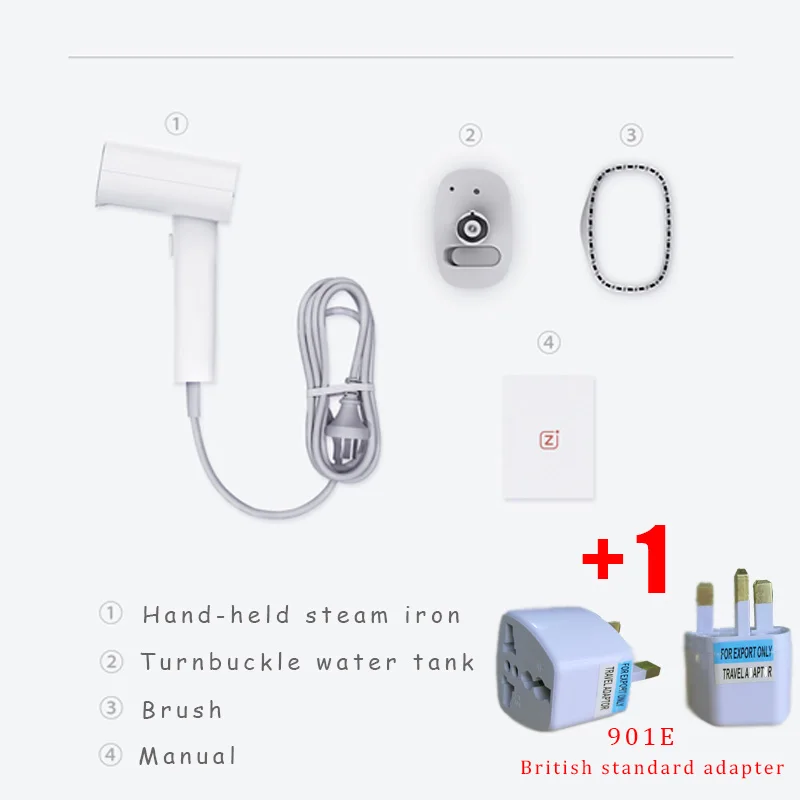 YDTGT301W 901E Xiaomi отпариватель портативный паровой утюг ручной бытовой электрический утюг 220 В отпариватель для одежды Путешествия Мини паровой утюг 5 - Цвет: YDTGT301W 901E