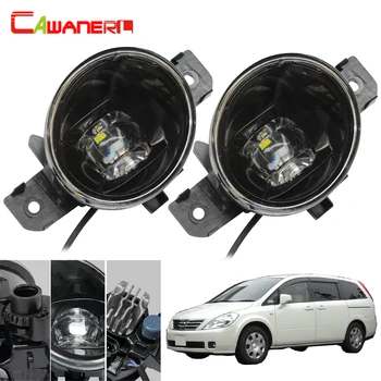 

Cawanerl Car Fog Light Assembly 4000LM LED Devil Eye DRL Daytime Running Lamp H11 12V For Nissan Presage 2004 2005 2006