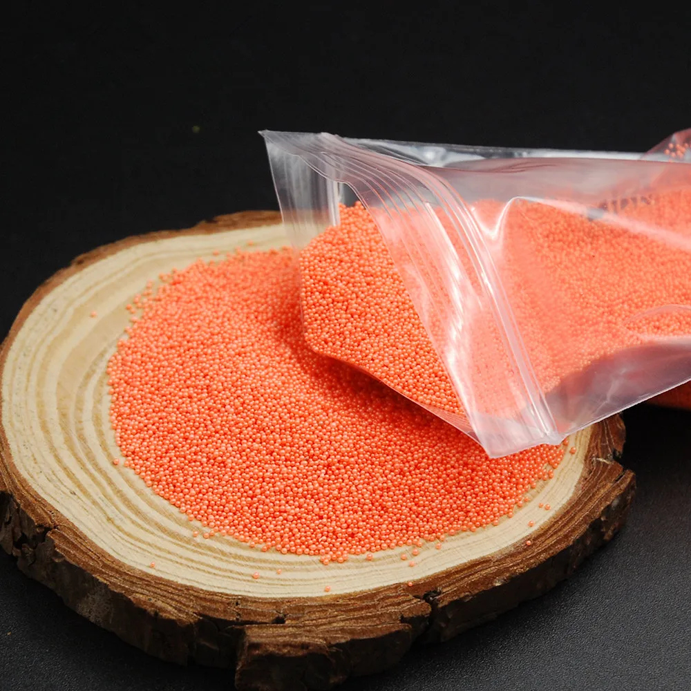 10g 30g Orange Color 0.6mm-0.8mm Mini Caviar Beads Dazzling 3D Nail Tips Strass Manicure Beauty | Красота и здоровье