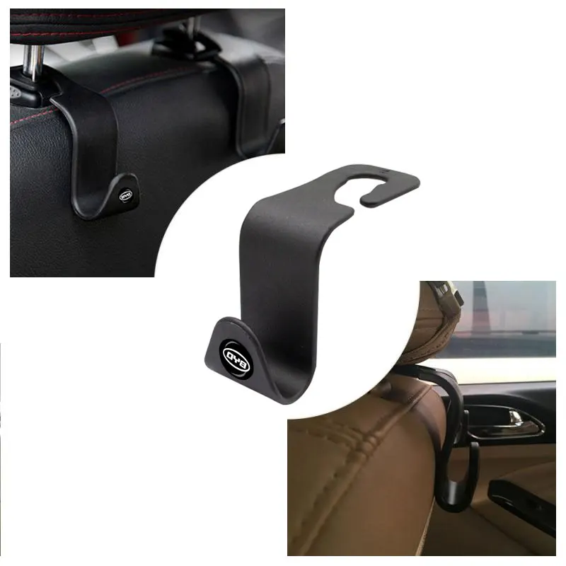 2/4PCS Car Interior Logo Seat hook up Car Goods For Hyundai Accessories IONIQ Tucson i30 i40 Fe CM DM Elantra Sonata RB LC Kona