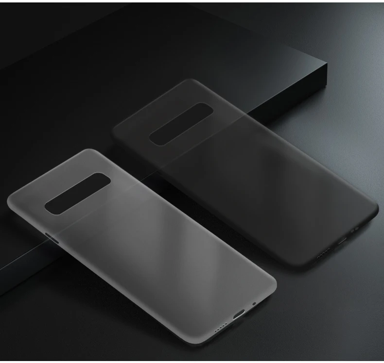 0,26 мм ультра тонкий защитный чехол для samsung Galaxy S10 S9 S8 Plus S10e Note 8 9 жесткий ПП матовый прозрачный чехол на заднюю панель S 9