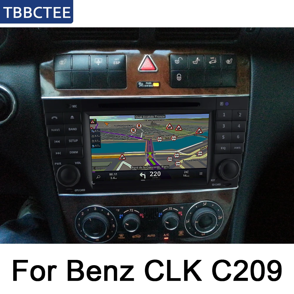 Для Mercedes Benz CLK Class C209 A209 2000~ 2010 NGT автомобильный Android-навигатор Naviation мультимедийная система Bluetooth радио wifi усилитель