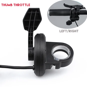 

Universal E Bike Thumb Throttle, Right/Left Finger Accelerator, Speed Control, Electric Bicycle Accessories Ebike Conversion Kit