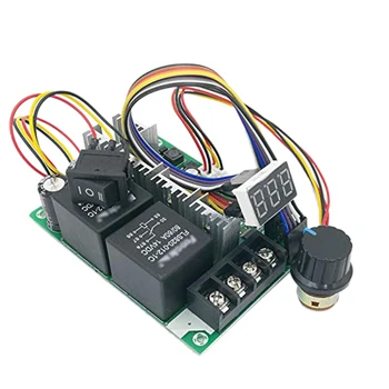 

Digital Display PWM Speed Controller DC Motor 0-100% Adjustable Drive Module Input 12V 24V 40A